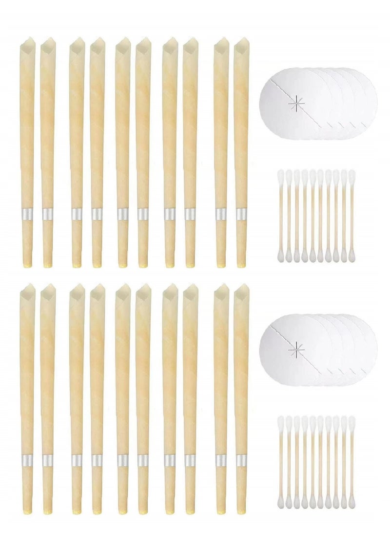 20pcs Ear Candle,Beeswax Natural Ear Candles Wax Removal, Ear Wax Candles for Ear Candling Wax Removal, Ear Cleaning Tool - pzsku/Z49C3F8EA1BD992061E74Z/45/_/1735200357/91c0bb37-c5c6-43b2-8352-4882bb2600bf