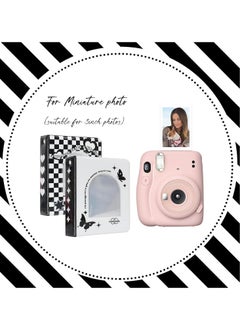 SYOSI 2PCS Kpop Photocard Binder 3-inch Mini Kpop Album with Cute Dangling Bear Korean Photo Card Binder Book Mini Album 20 Sheets 40 Pockets  - Image 5