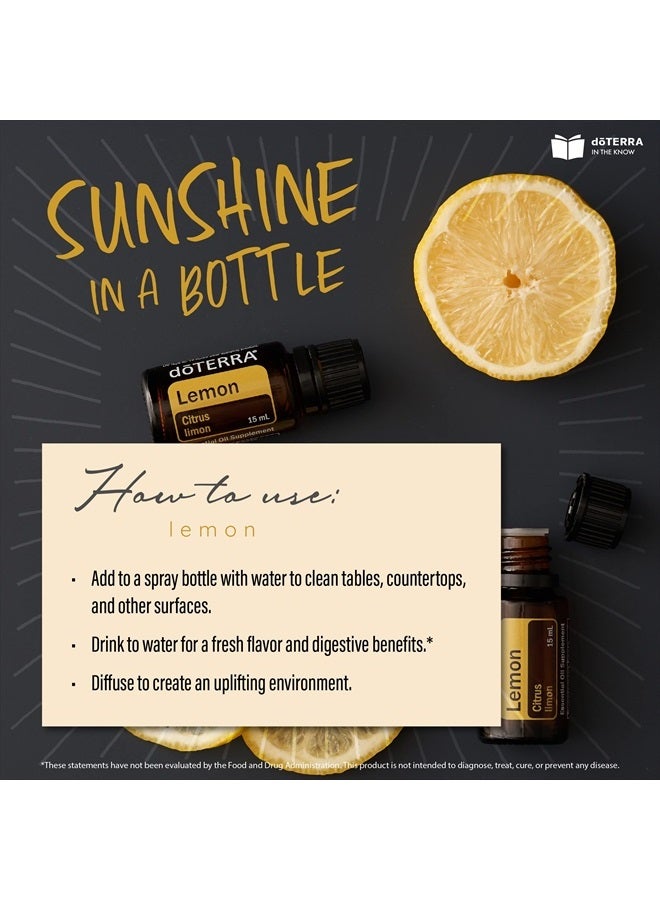 doTERRA Lemon Essential Oil - 15 ml (2 Pack) - Image 3