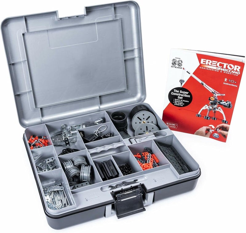 Meccano Erector by Meccano Super Construction Set - 638 Pieces Motorized Building Kit for Ages 10+ - Image 2