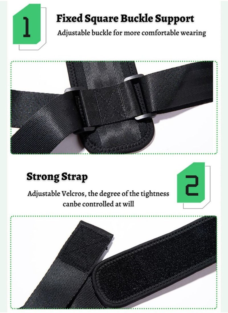 QUTOOB - Back Support Brace and Posture Correction Belt, Relieves Pain Stress and Fatigue with Neck Shoulder Clavicle and Spine Alignment, Reshape Your Body With This Back Straightener and Be Attractive, Fit - Image 1