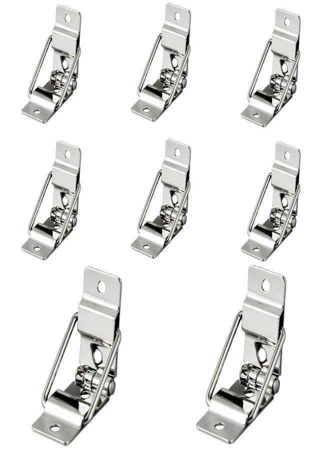 Penn Elcom Small Strut Hinge Set of 8 | Nickel Finish Steel Hinges for Flight Cases, Wooden Boxes, Speaker Corners, DJ Cases & Music System - Image 1