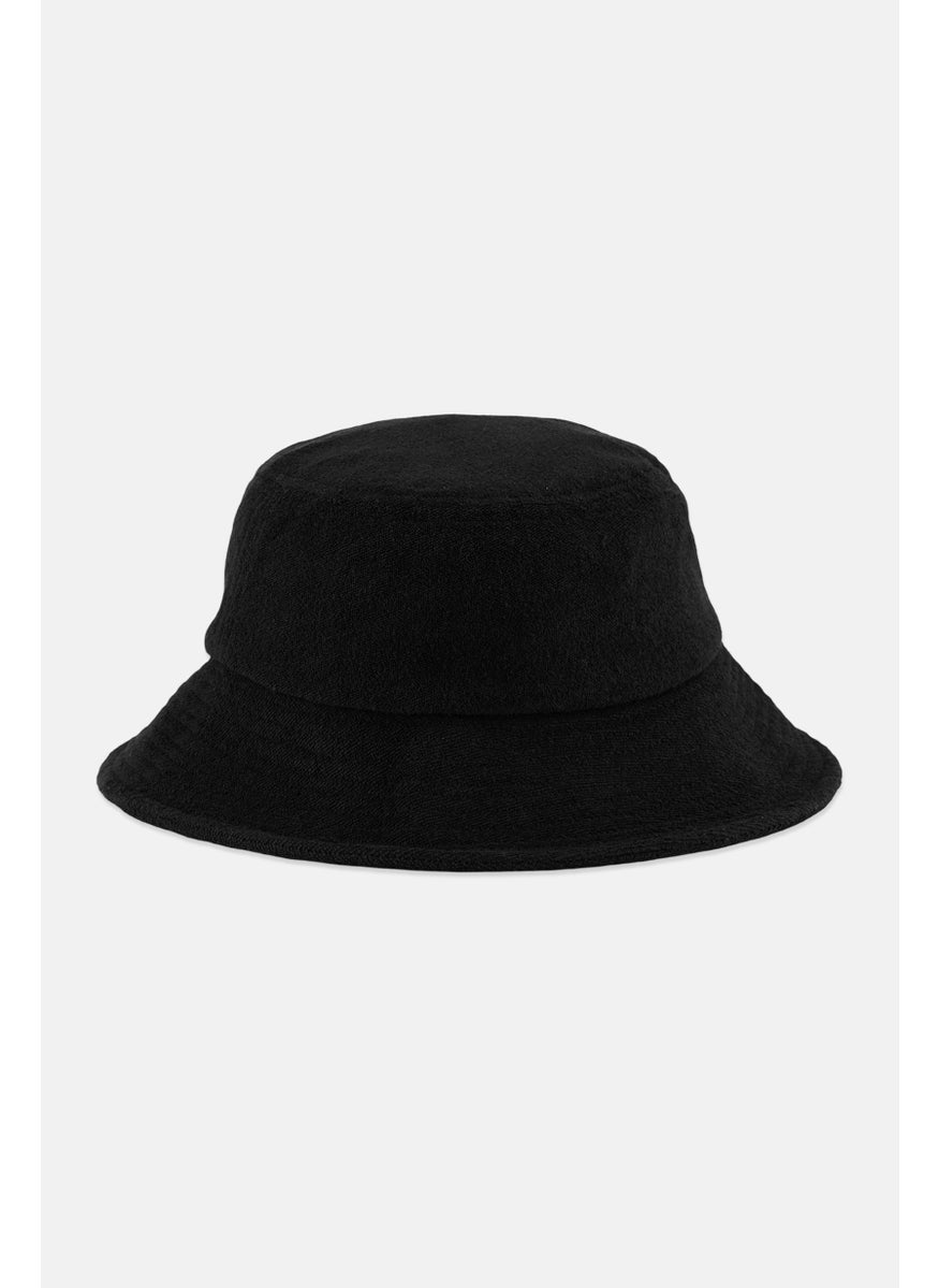 Hurley - Women Brand Logo Luna Bucket Hat, Black - Image 1