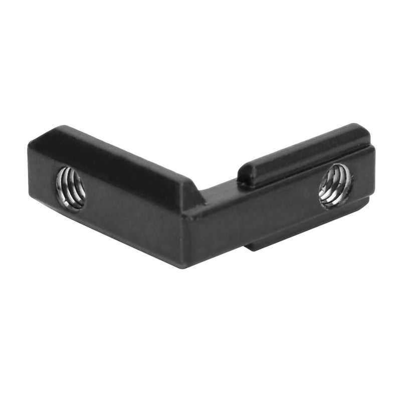 10Pcs T Slot L shape Carbon Steel Interior Corner Connector Joint Bracket Black(2020 ) - Image 4