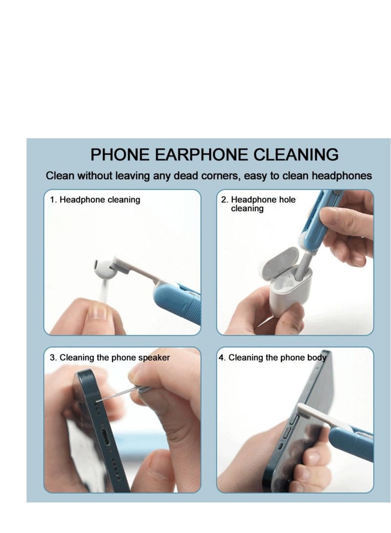 Excefore 2PCS Earbuds Cleaning Pen, Wireless Headphones Cleaning Kit, Portable Soft Cleaning Brush Pen, Suitable for Tablets Cell Phone Screen  - Image 4