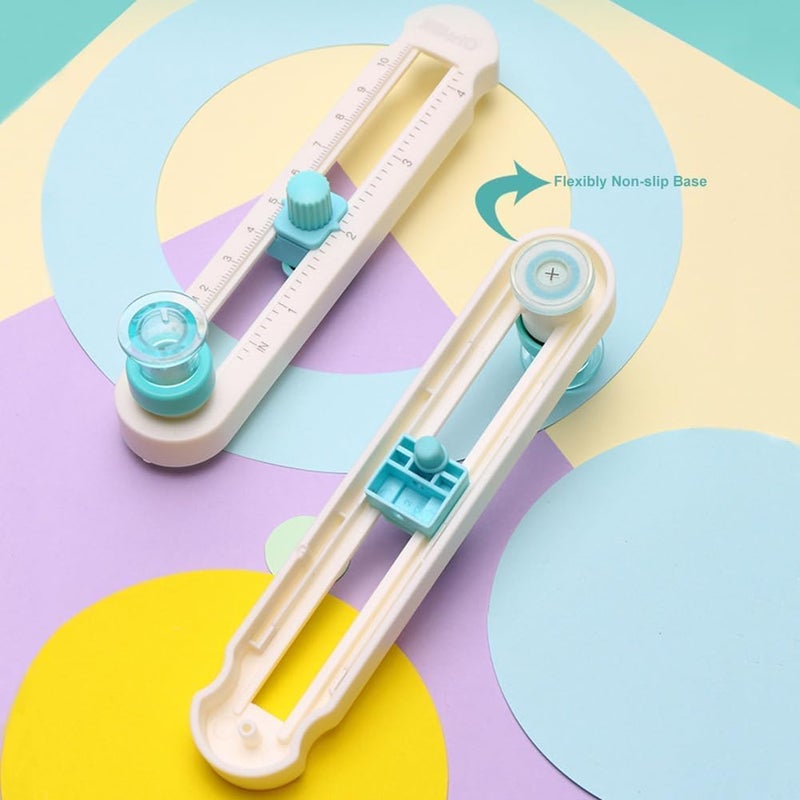 Excefore Circle Cutter, Circular Rotary Cutter for Paper Crafts Scrapbooking (Included 3 Blades) - Image 3