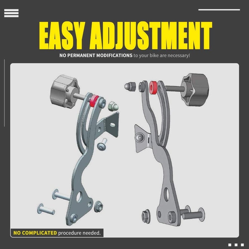 Fayedenicy Adjustable Reinforcement Windscreen Stabilizer Kit Windshield Bracket Mount for B.M.W R1200GS LC 2013-2018 R1200 GS R 1200 GS ADV 2014-2018 R1250GS R1250 GS 2018-2022 R 1250 GS Adventure 2019-2023 - Image 2