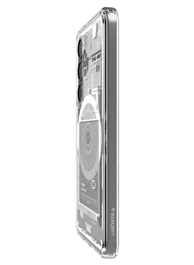Spigen - Ultra Hybrid MagFit for Samsung Galaxy S25 PLUS Case Cover with MagSafe (2025) - Zero One White - Image 1