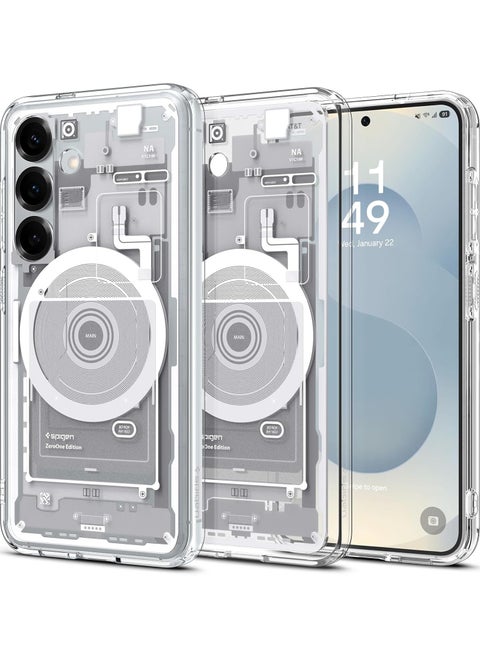 Ultra Hybrid MagFit for Samsung Galaxy S25 PLUS Case Cover with MagSafe (2025) - Zero One White