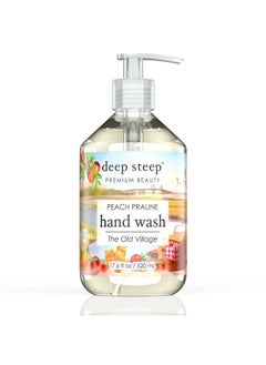 Deep Steep Liquid Hand Wash, 17.6 Ounces (Peach Praline) 