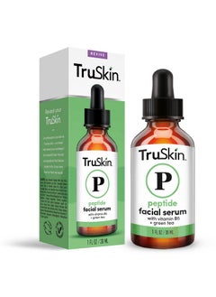 TruSkin TruSkin Peptide Serum For Face - with Collagen Boosting Peptides, Amino Acids, Green Tea, Aloe and Vitamins B5 & E, 1 fl oz  - Image 5