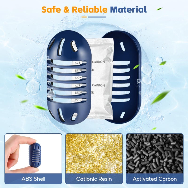 IGNISFLARE 20-Pack Demineralization Cartridge for HoMedics Ultrasonic Humidifiers, Reduce White Dust, Pufifies Water, Filters Mineral Deposits, Prevents Hard Water Build-Up - Image 5