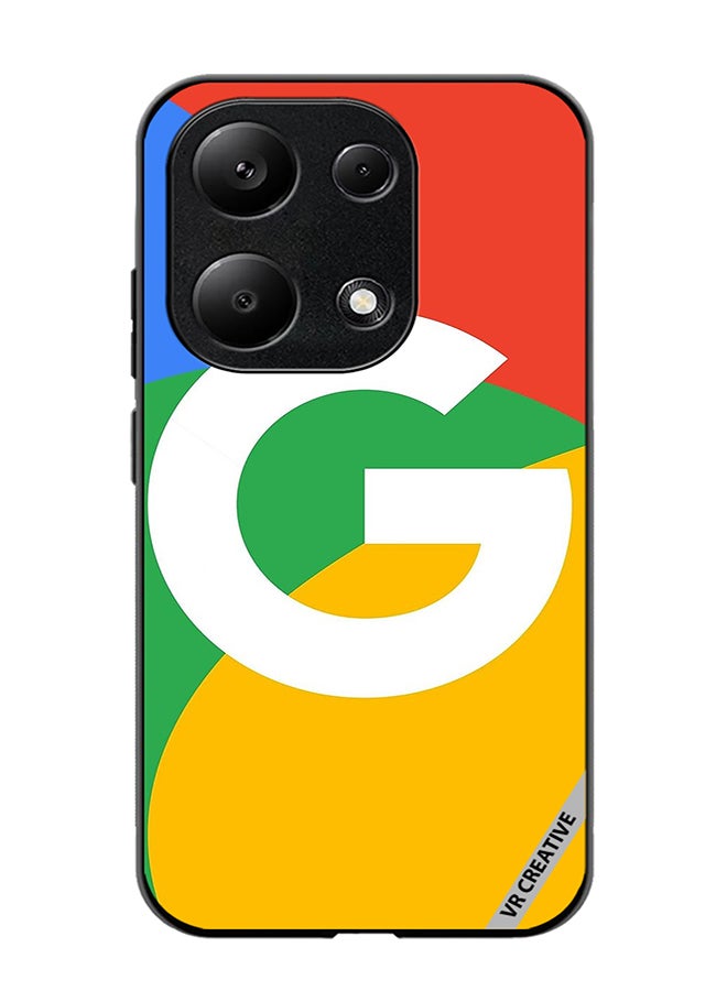 VR CREATIVE Protective Case Cover For Xiaomi Redmi Note 13 Pro 4G Google Logo Design Multicolour - Image 1