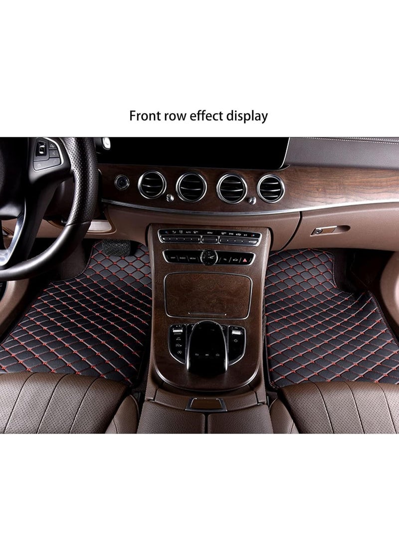 TRASSLE 5 Pcs Deluxe Carpet Floor Mat Set Waterproof Universal Fit Car Floor Mats Protection with Rubber Lining, Suitable for All Vehicles - Image 4