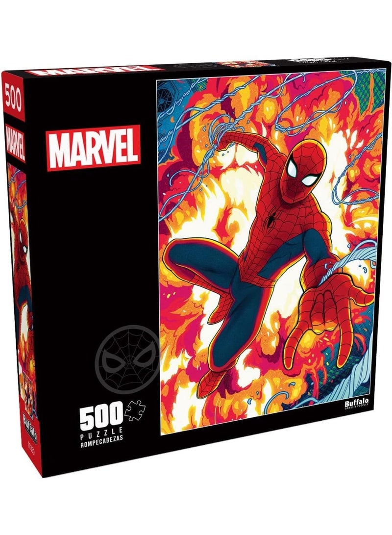 Buffalo Games - Marvel Tales Featuring Spider-Man - 500 Piece Jigsaw Puzzle - Image 2