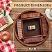 Nicecho Shut The Box Dice Game24 Player Family Wooden Board Table Math Games 8 Dices Classics Tabletop Version Games for ClassroomHomeParty or Pub Brown - Image 4