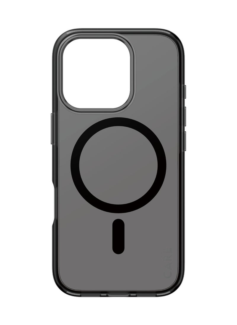 PanzerGlass - CARE by PanzerGlass® Smokey MagSafe Phone Case for Apple iPhone 16 Pro, Drop-Tested 4.8m, Recycled Plastic, Anti-Yellowing Guarantee, Enhanced Camera Protection - Image 1