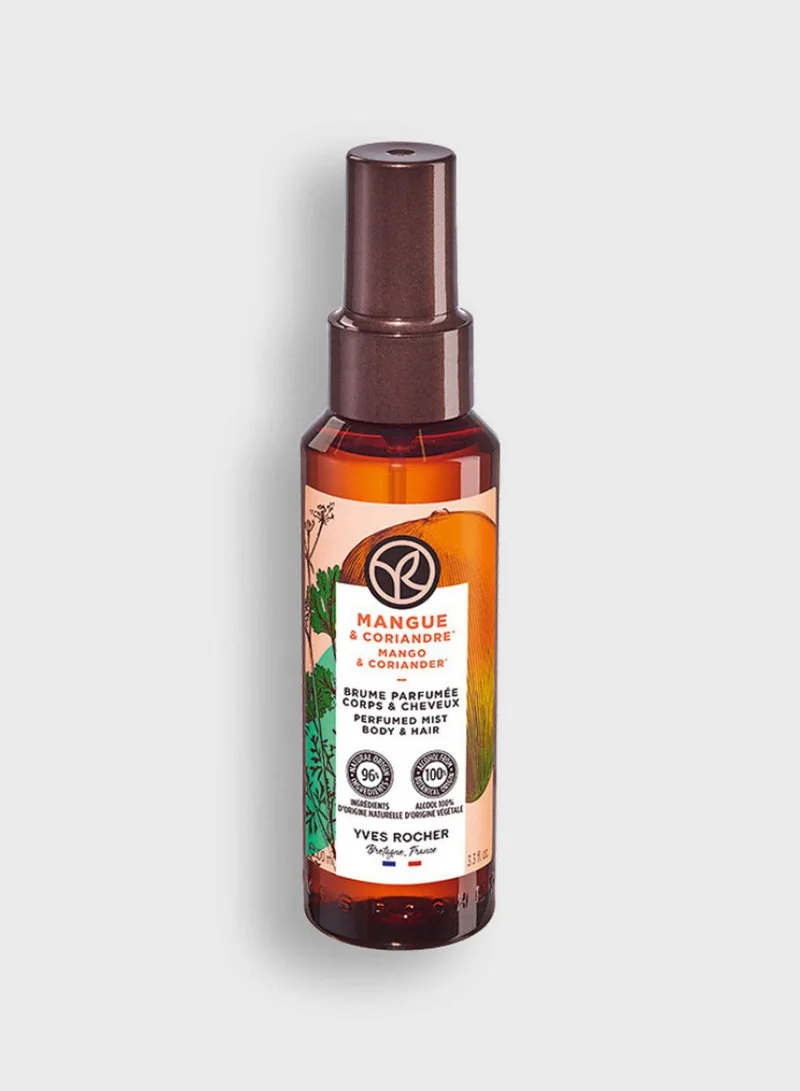 ايف روشيه Body And Hair Mist Mango Coriander 100Ml Bottle