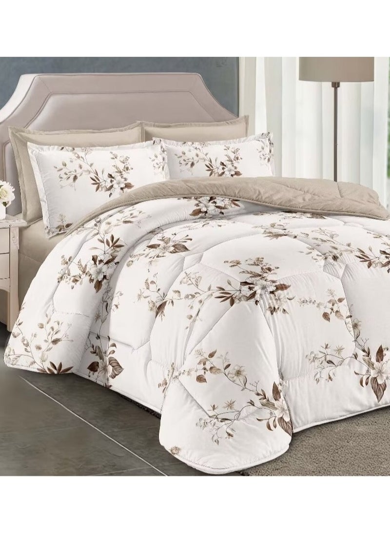 Generic DUOMA duvet cover set , king size ,6pcs set with duvet cover 220*240cm and fit sheet and 4pcs pillow cases  - Image 1