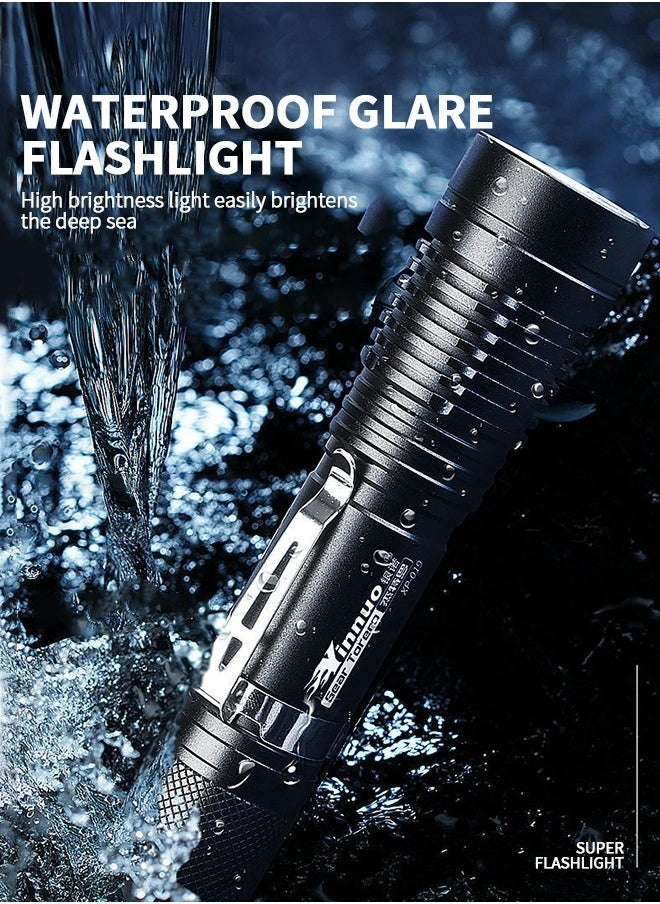 GROIC Diving Flashlight Dive Torch,LED Diving Flashlight Underwater Flashlight，Rechargeable Waterproof Underwater Lights Night,Outdoor Flashlight  - Image 2