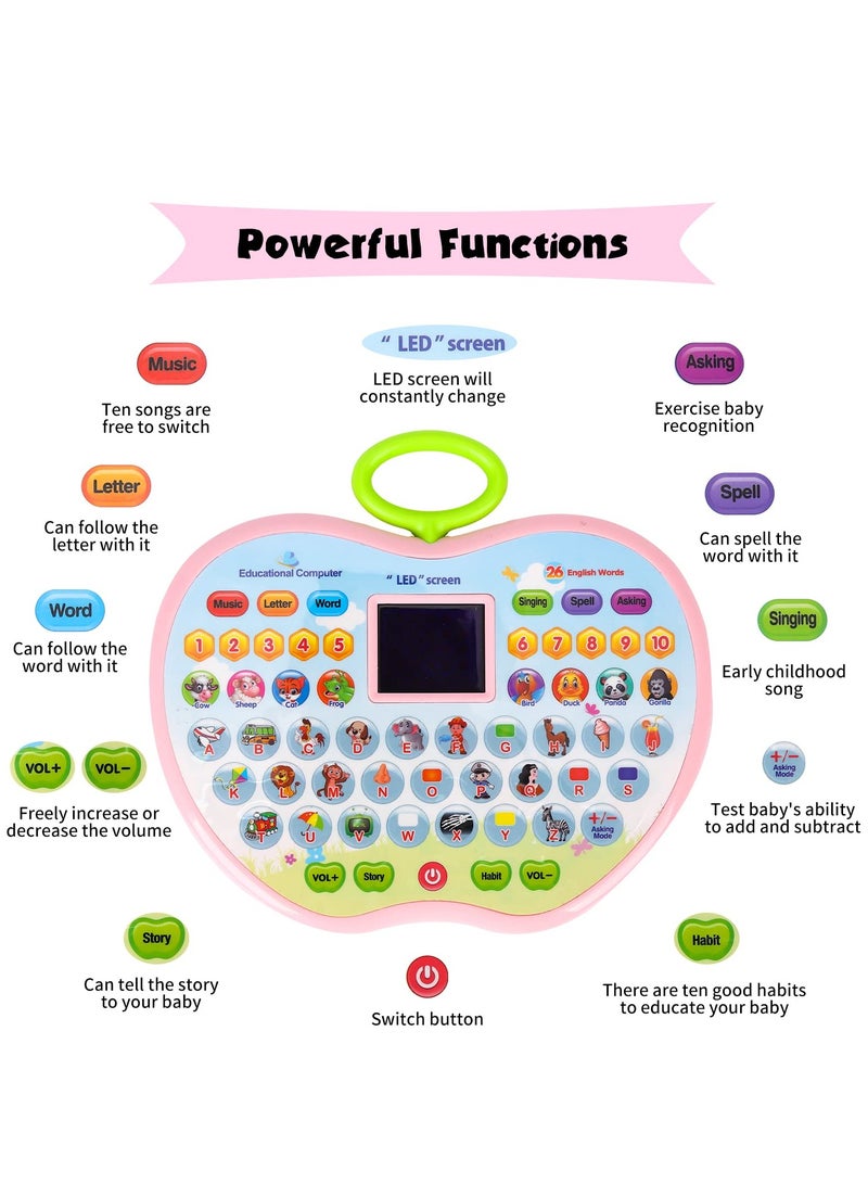 Excefore Educational Toys, Multifunctional Learning Tablet for Toddlers Kids Interactive Learning Toy Board for Boys Girls - Image 3