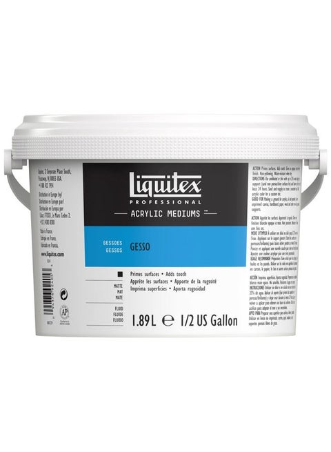 Professional Gesso Surface Prep Medium, 1.89L (64-oz), White
