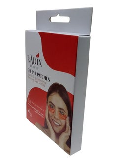 Radix Vitamin C Eye Gel Mask for Moisturizing and Dark Circles Removal 4 Pairs  - Image 2