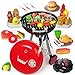Yalujumb 79PCS BBQ Grill Set for Kids Kitchen Playset With Realistic Spray Light Sound Interactive Toddler Toy for Boys Girls Christmas Birthday Gift - Image 2