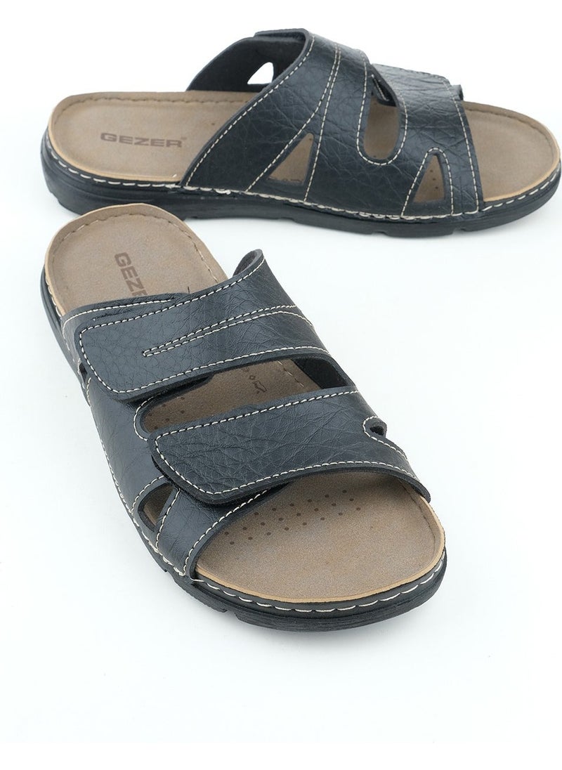 Gezer Summer Velcro Adjustable Comfortable Sole Men's Slippers  - Image 1