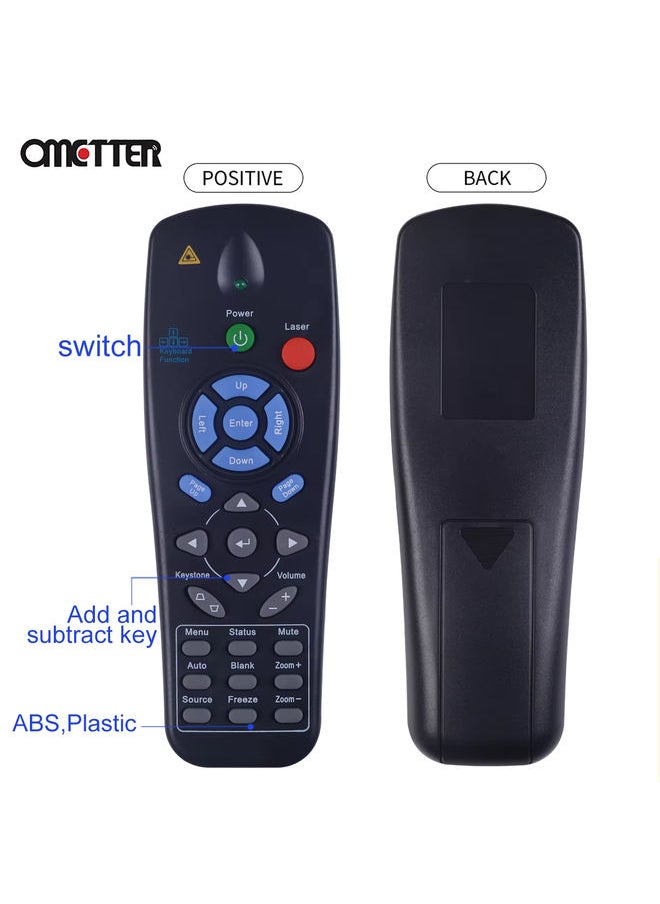 OMETTER - Original Remote Control For Vivitek Proyektor D930TX D837 D755WT D315 D632MX D635 D638MX D732MX D735VX D825ES - Image 1