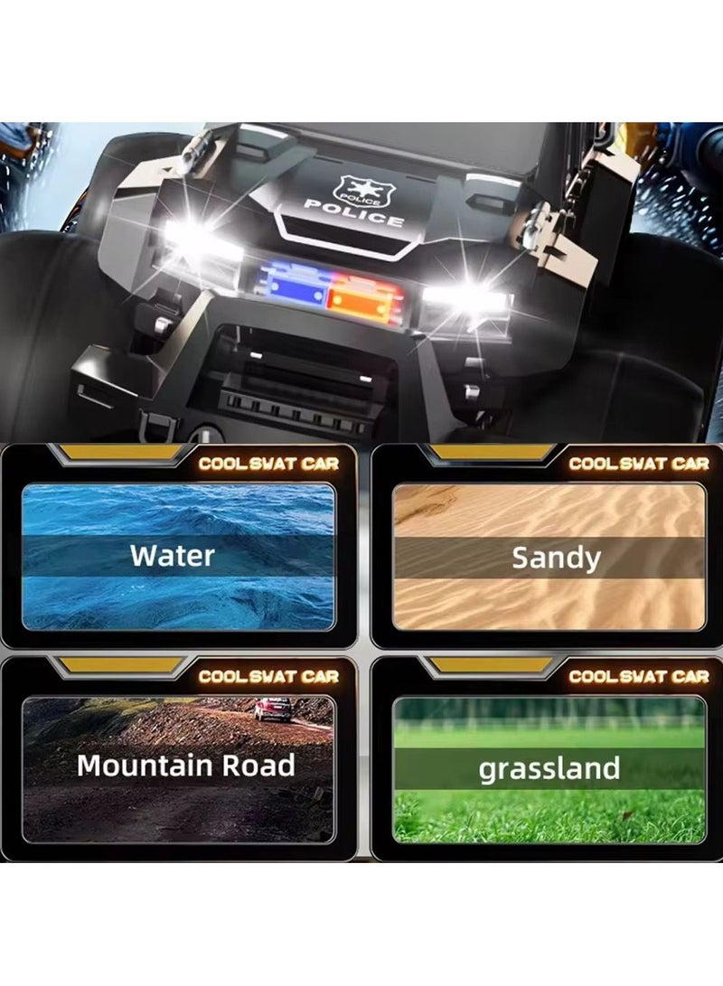 Rc Police Cars Amphipious Remote Control Car  - Image 4