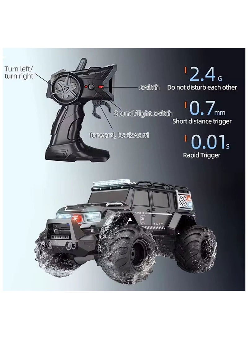 Rc Police Cars Amphipious Remote Control Car  - Image 5