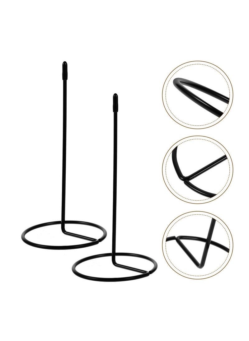 SYOSI - 2pcs Receipt Holder, Bill Fork Rod Paper Holder, Spike Metal Check Bill Holder Restaurant Receipt Holder, Memo Holder Spike Check Spindle, for Restaurant Office Kitchen Rod Bill Holder - Image 1
