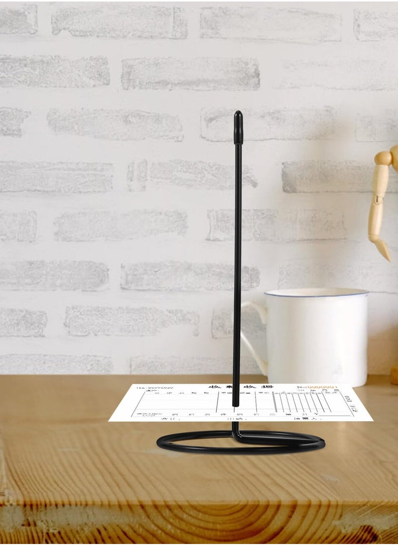 SYOSI - 2pcs Receipt Holder, Bill Fork Rod Paper Holder, Spike Metal Check Bill Holder Restaurant Receipt Holder, Memo Holder Spike Check Spindle, for Restaurant Office Kitchen Rod Bill Holder - Image 1