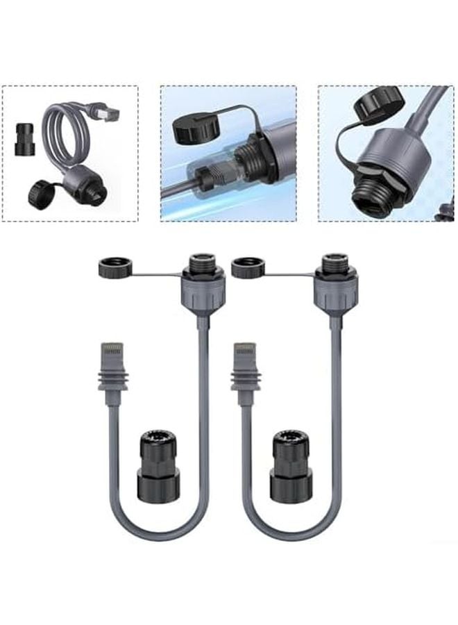 Outdoor Waterproof Ethernet Adapter for Starlink Gen 3 V3 and Mini Dish 2PCS - Image 4