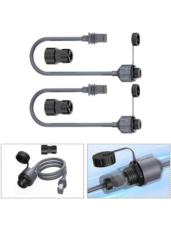 Outdoor Waterproof Ethernet Adapter for Starlink Gen 3 V3 and Mini Dish 2PCS - Image 3