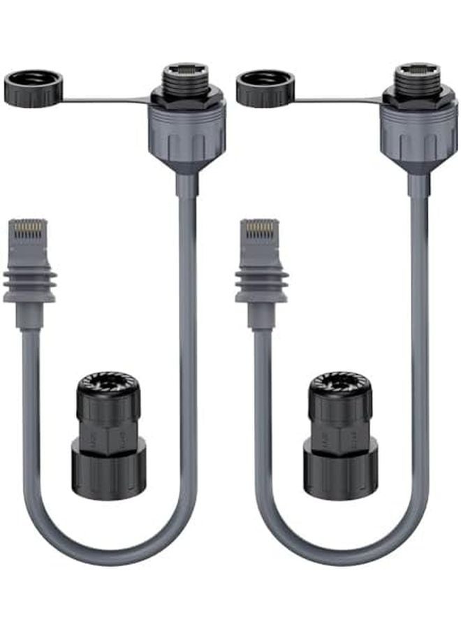 Outdoor Waterproof Ethernet Adapter for Starlink Gen 3 V3 and Mini Dish 2PCS - Image 1