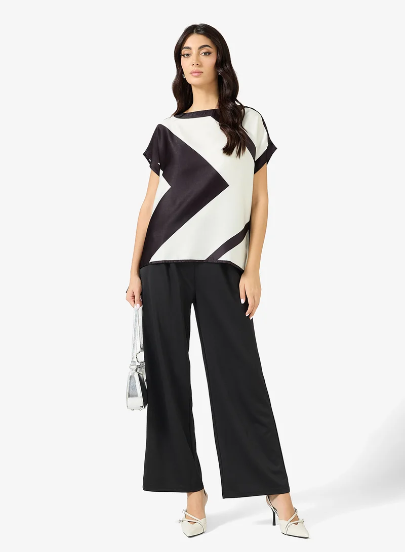 ايلا بلوزة مطبوعة