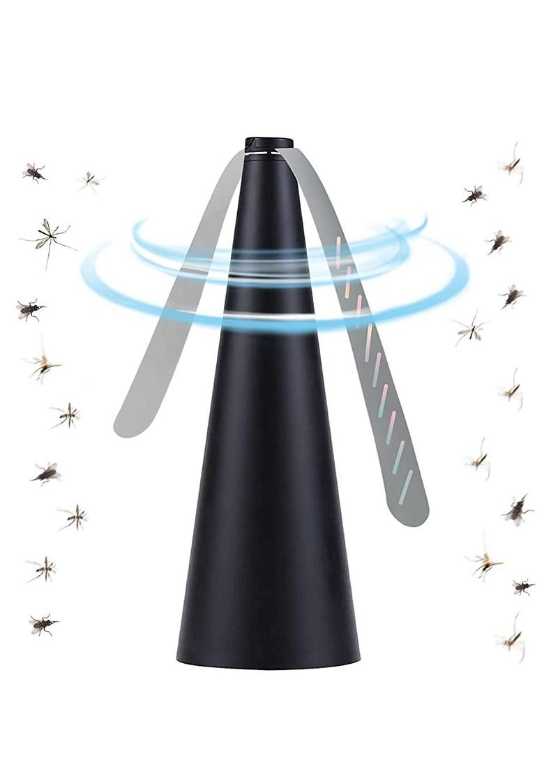 Vitacelli - Multi-Functional Automatic Fly Repellent Fan Black/Silver 8.2X8.2X24CM - Image 1