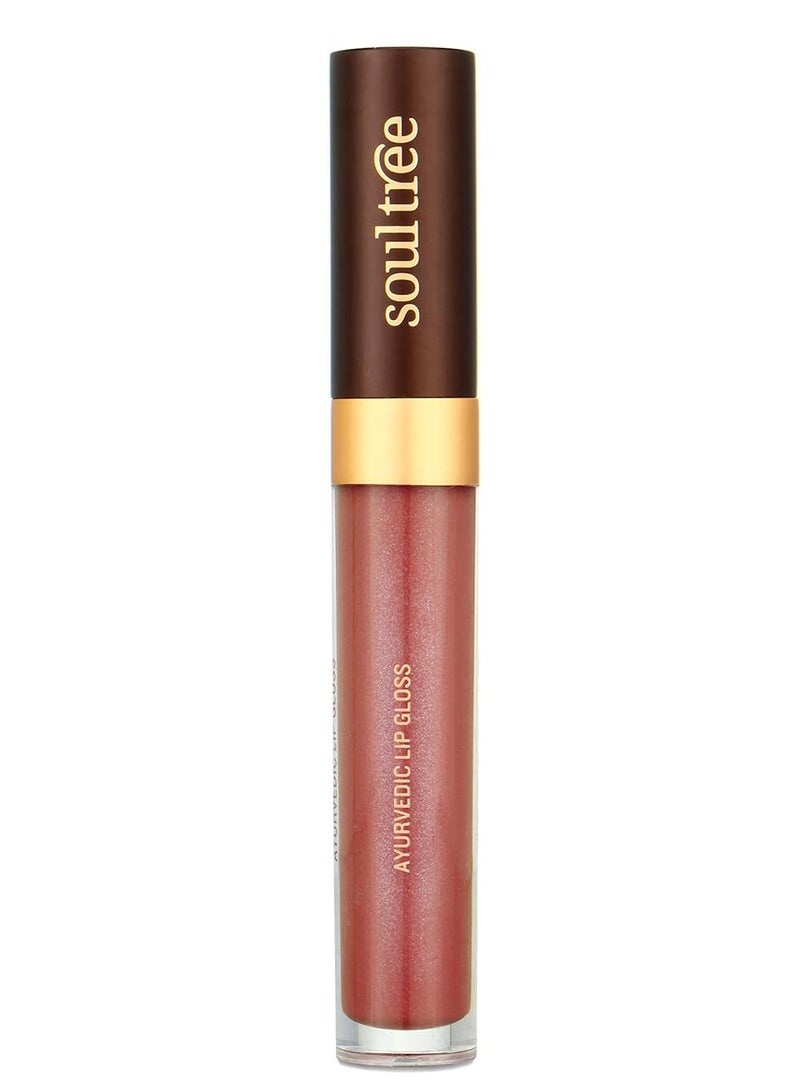 SoulTree Ayurvedic Lip Gloss Nude Pink Colour 202 5G - Image 1