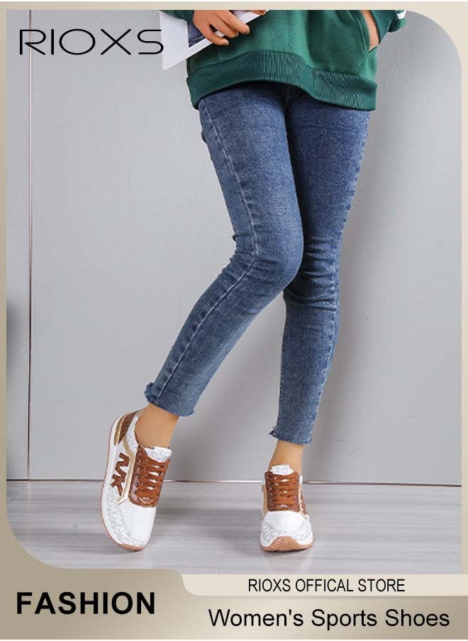 Women's Sports Shoes, Mesh Breathable Platform Sneakers, Casual Jogging Walking Shoes For Running, Ladies Lace Up Platform Sneakers, Trendy Athletic Tennis Shoes, Anti-slip Sneakers For Women, Ladies Athlesiure Shoes