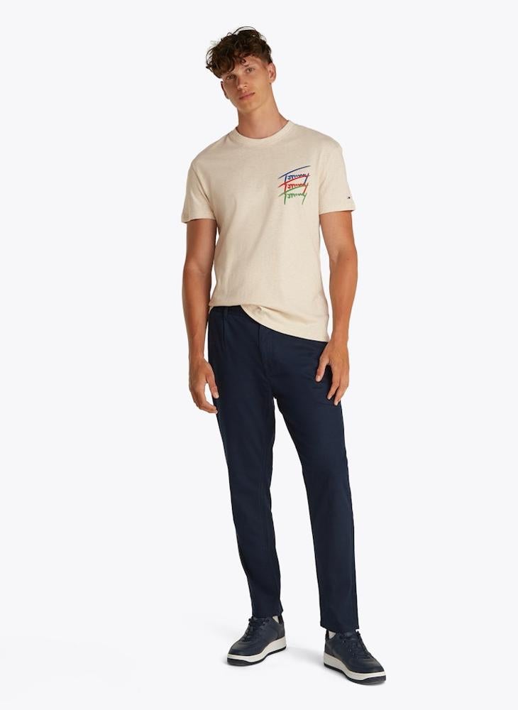 TOMMY JEANS - Regular Fit Twisted Signtr T-Shirt - Image 1