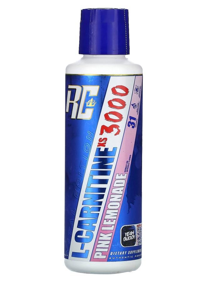 RONNIE COLEMAN إصدار فيتال L-كارنيتين XS 3000 ليمون وردي 16 أونصة سائلة (473.28 مل) - Image 2