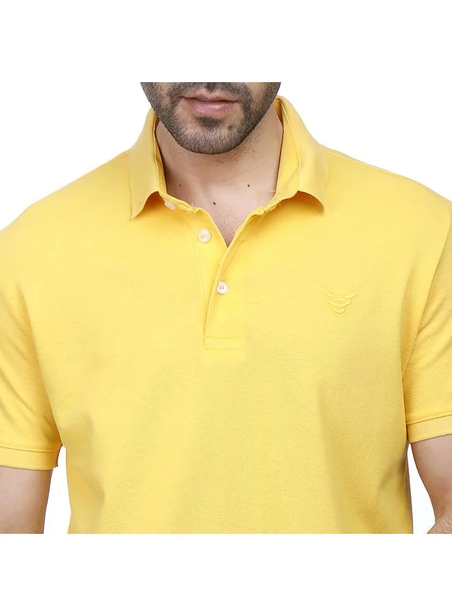 Coup Solid Polo-Shirt with Short Sleeves