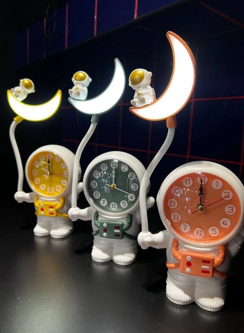 اباجوره وساعه اطفال علي شكل روبوت، بلاستيك، متعدد الالوان - Image 1