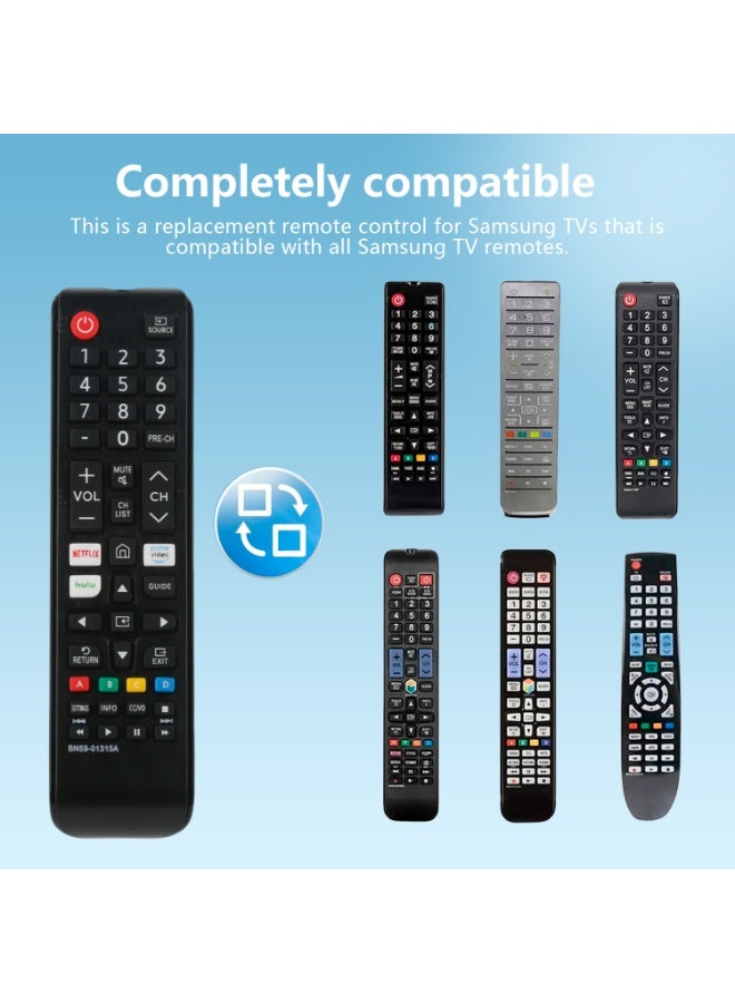 نتيك جهاز تحكم عن بعد عالمي متوافق مع جميع تلفزيونات سامسونج LCD و LED و الذكية و UHD و 4K مع أزرار Netflix و Prime Video و Rakuten و Hulu (15-BN59-01315A) - Image 3