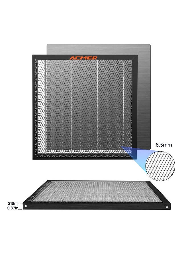 Acmer E10 Laser Cutting Honeycomb Working Table Board Steel Panel Platform 330x330mm for CO2 or Diode Laser Engraver Cutting Machine Compatible with NEJE/XTOOL/ORTUR/Easy-observing Table-protecting  - Image 4