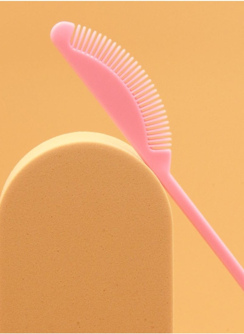 Prime 2 in 1 Hair Edge Control Brush Comb Eyebrow Brush Double Sided Edge Brush for Hairstyling, Eyelash Combs and Eyebrow Brushes for Women Men Kids  - Image 3