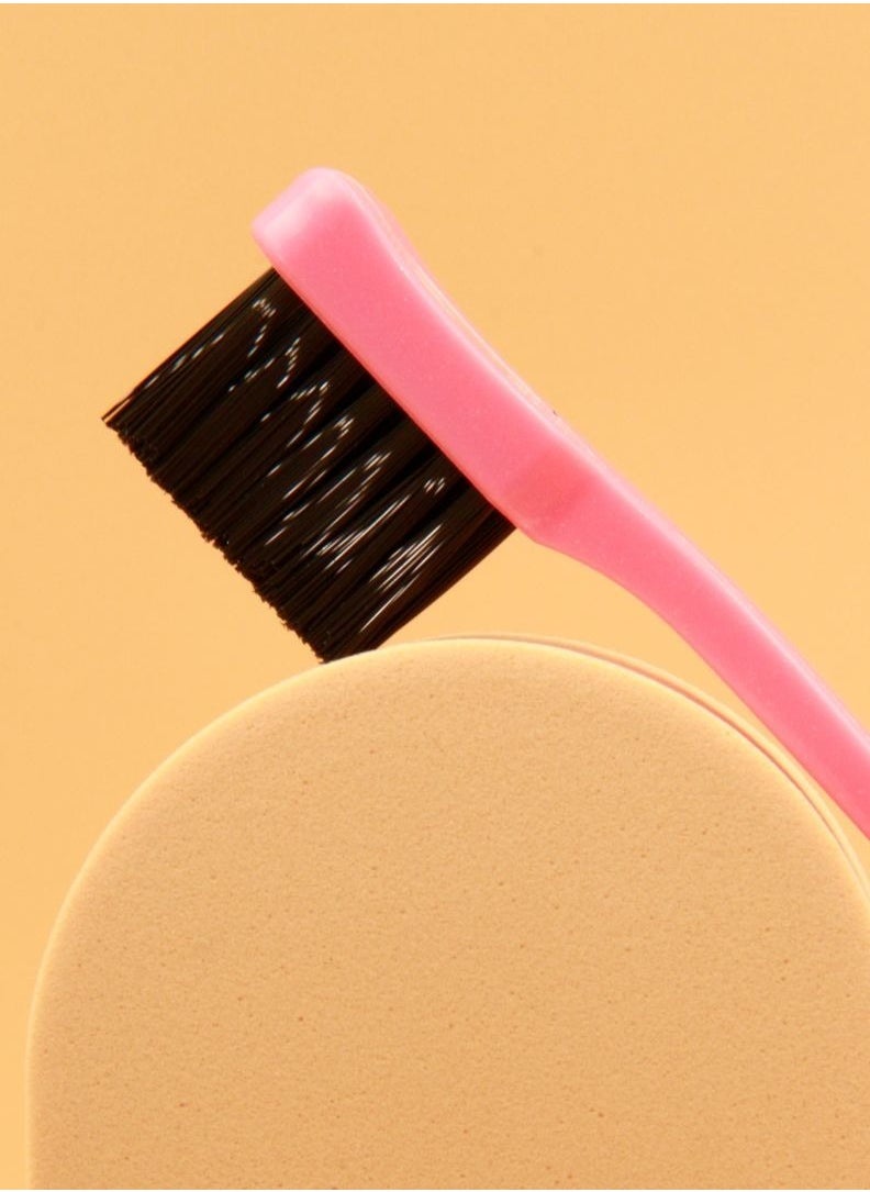 Prime 2 in 1 Hair Edge Control Brush Comb Eyebrow Brush Double Sided Edge Brush for Hairstyling, Eyelash Combs and Eyebrow Brushes for Women Men Kids  - Image 5