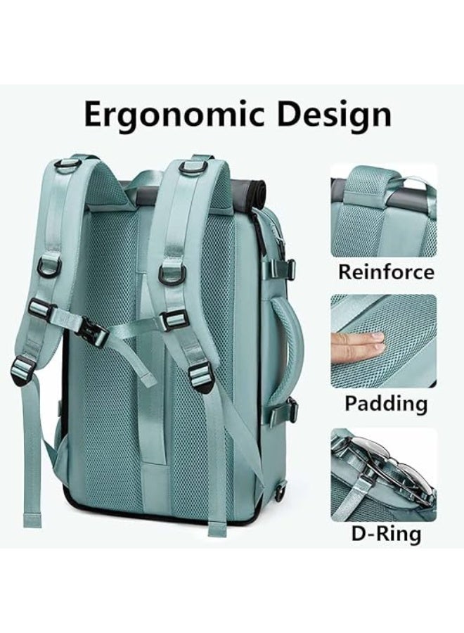 XVersion Large Capacity Anti-Theft Travel Backpack – Waterproof Outdoor Hiking Backpack with Expandable Storage, Crossbody & Handbag Convertible, 18.1” Multi-Compartment Backpack for Travel, Cycling & Camping - Image 5